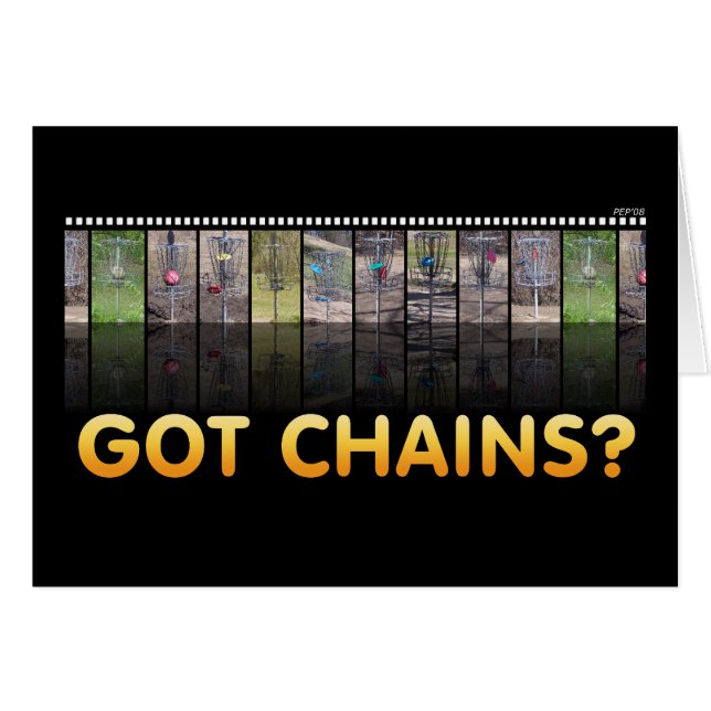Har Chains? Hälsningskort (Framsidan Horizontal)