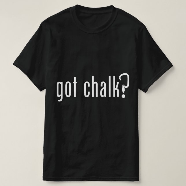 HAR CHALK Roligt Sten Klimatklimat T Shirt (Design framsida)