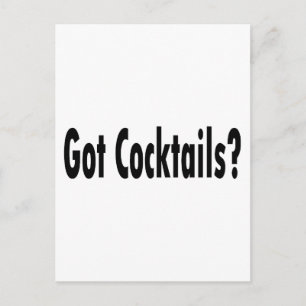 Har Cocktails? Vykort