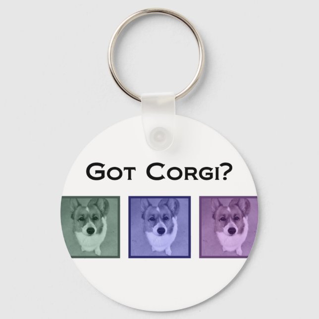 Har Corgi? Cute Corgis Nyckelring (Framsida)