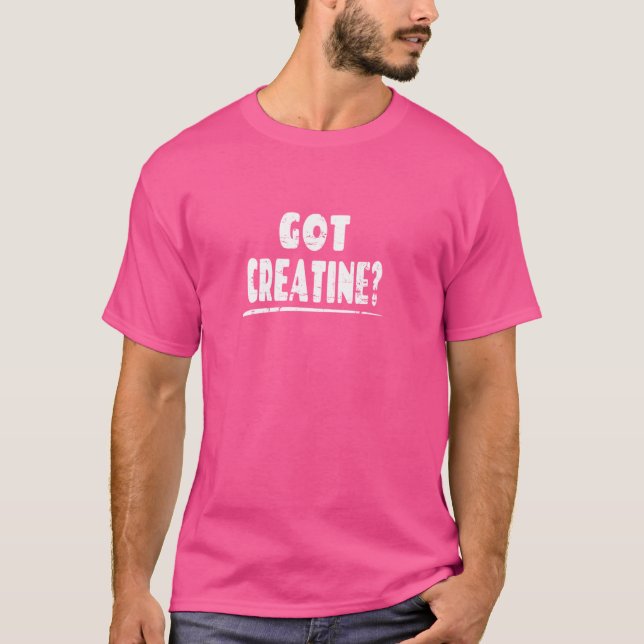 Har Creatine - Funny Workout Gym Say T Shirt (Framsida)