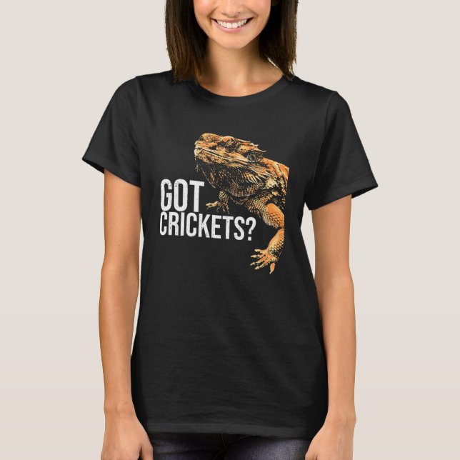 Har Cricks Lizard Reptile Herpeto T Shirt (Framsida)