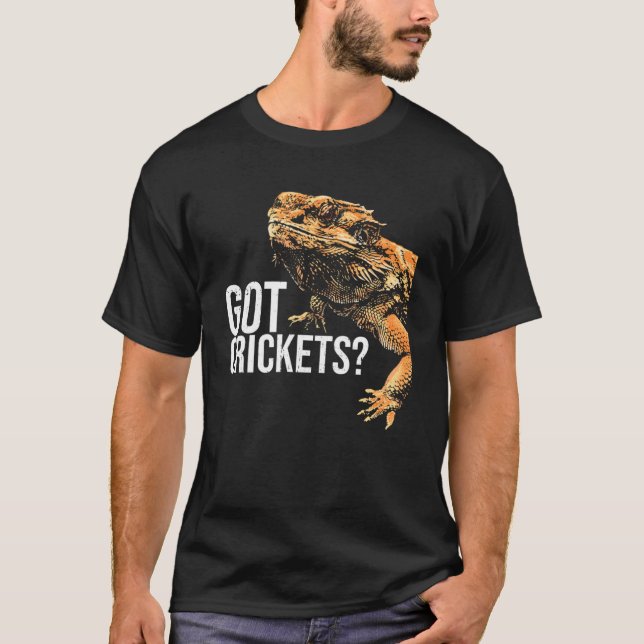 Har Cricks Lizard Reptile Herpeto T Shirt (Framsida)