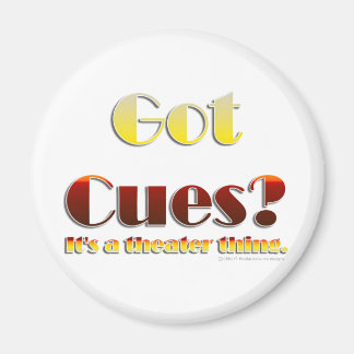 Har Cues? (Endast text) Magnet