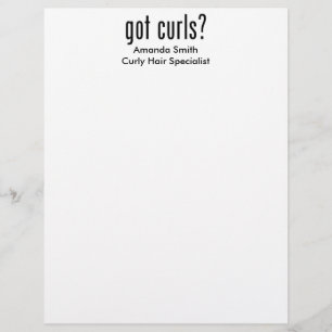 Har Curls? Brevhuvud