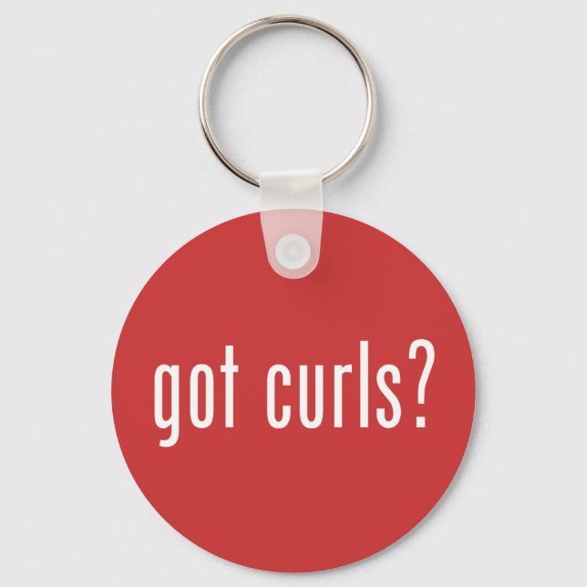 Har Curls? Nyckelring (Framsida)