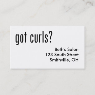 Har Curls? Tidsbeställning Kort