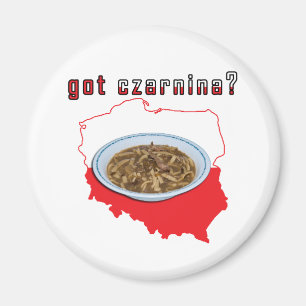 Har Czarnina polska Karta Magnet