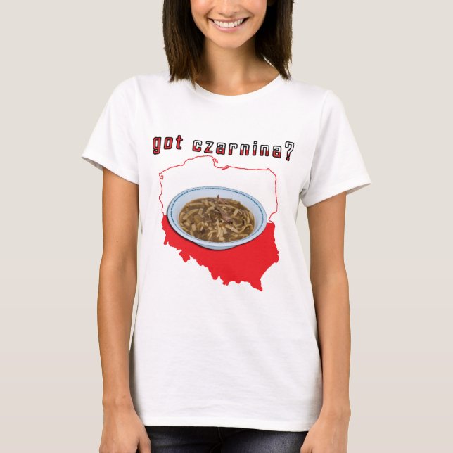 Har Czarnina polska Karta Tee Shirt (Framsida)