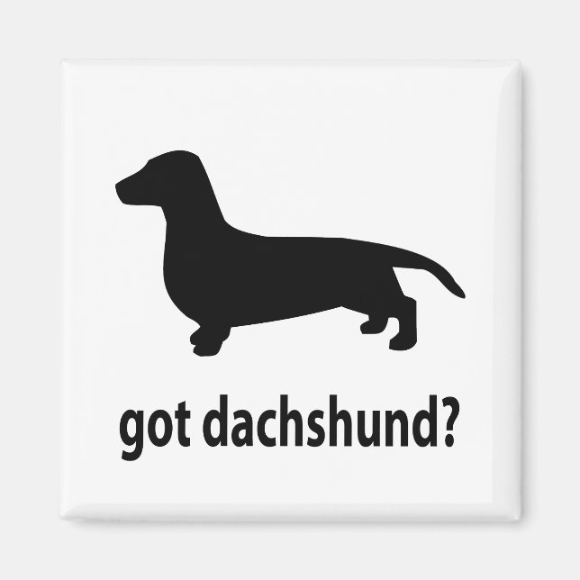 Har Dachshund Magnet (Framsidan)