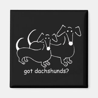 har-dachshunds #2-magnet magnet