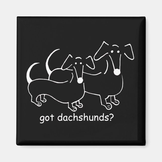 har-dachshunds #2-magnet magnet (Framsidan)