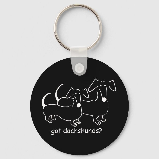 har dachshunds? Nyckelkedja nr 2 Nyckelring (Framsida)