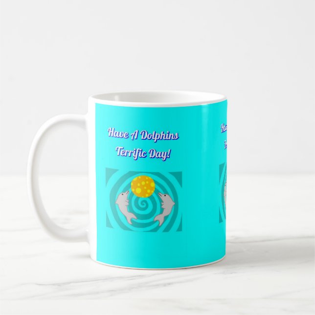 Har delfiner, högdagskaffe Mugg (Vänster)