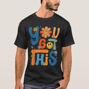 Har Den här testdagen Groovy Motivational Teacher T Shirt