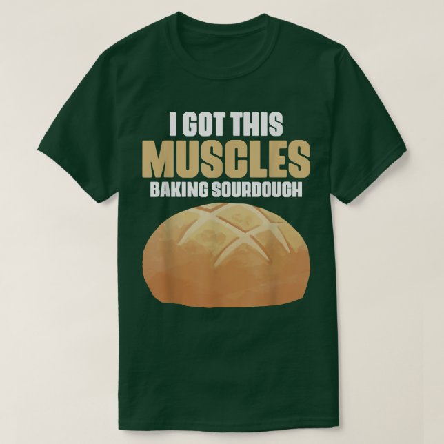 Har Dessa muskler Basterier för matsäck T Shirt (Design framsida)