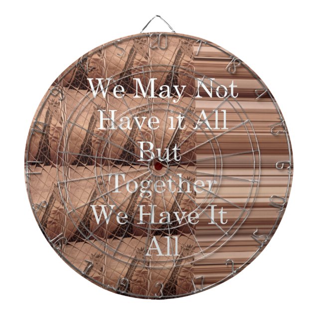 Har det hela Giraffe Safari Hakuna Matata vävt så? Darttavla (Framsidan)