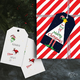 Har din Elf-God jul Presentetikett