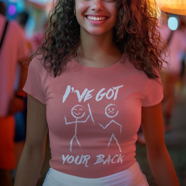 Har din ryggryggradsjusterare för Chiropraktik-med T Shirt (Got Your Back Chiropractor Gag Womens T-Shirt)