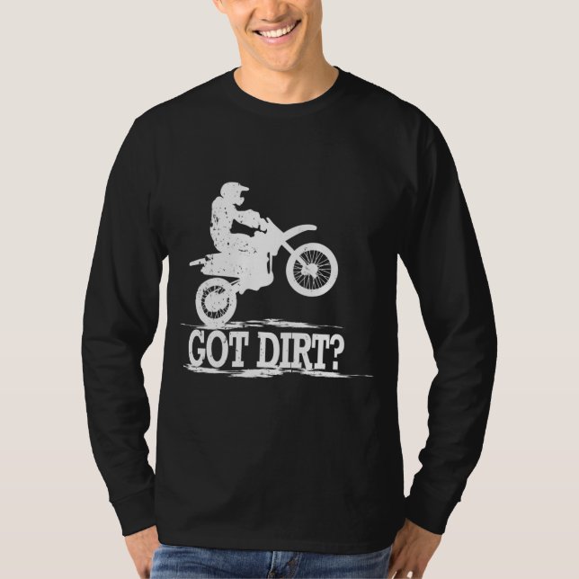 Har Dirt Motocross Offroad Dirt Bike T Shirt (Framsida)