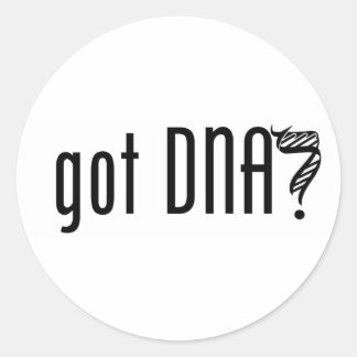 har-DNA? Runt Klistermärke