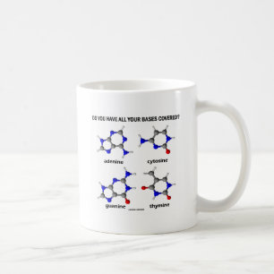Har du alla dina baser att täckas? (Dna-baser) Kaffemugg