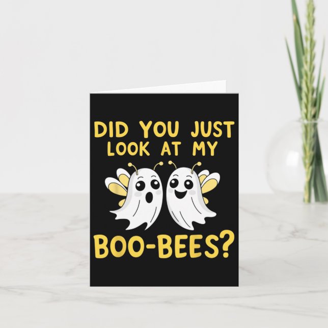 Har du bara tittat på mina Boo-bees Funny Hallowee Kort (Framsida)