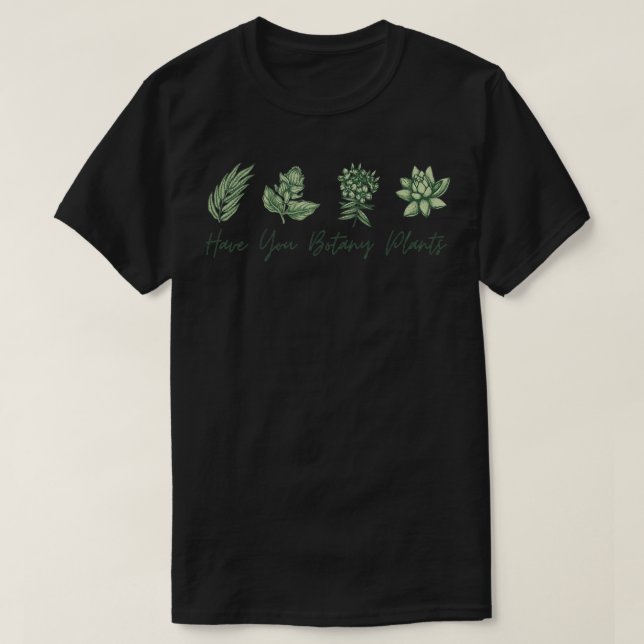Har du botaniska växter 9 t shirt (Design framsida)