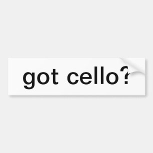Har du cello? bildekal