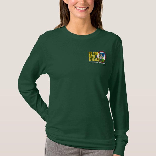 Har du en flagga? Skjorta 2 T Shirt (Framsida)