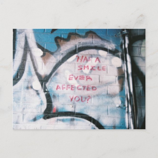 Har du ett leende? vykort (Framsida)