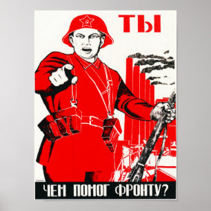 Har du frivilligt? - Sovjetunionen Poster