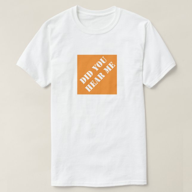 Har du hört mig ljuny Pappa Humous Fars dag? T Shirt (Design framsida)