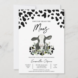 Har du hört Moos Baby Shower? Inbjudningar