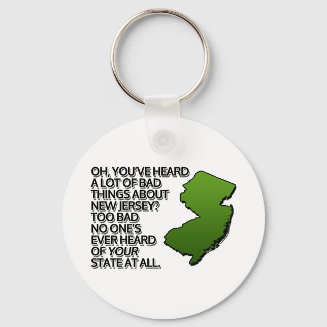 Har du hört mycket dåligt sak om NJ? Nyckelring (Framsida)