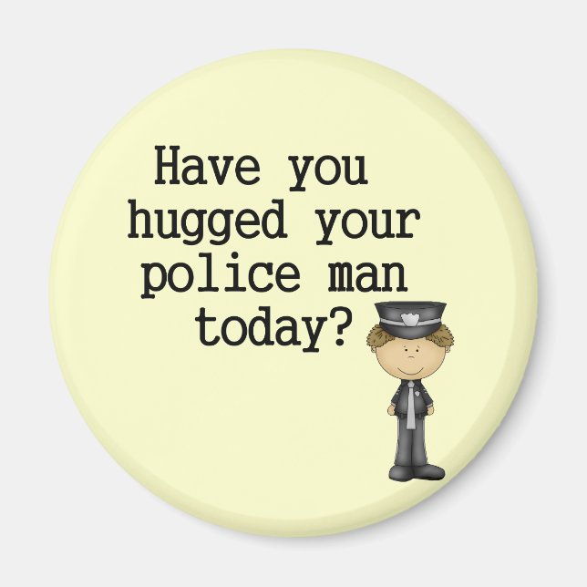Har du huggit din polisman? magnet (Framsidan)