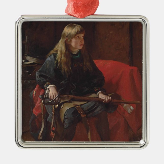 Har du någonsin Döda någon, Far? (av Frank Holl) Julgransprydnad Metall (Framsidan)