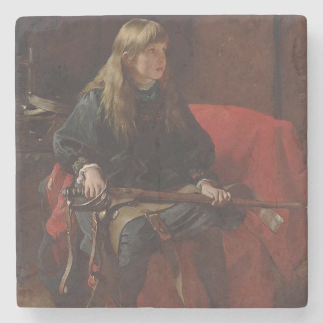 Har du någonsin Döda någon, Far? (av Frank Holl) Stenunderlägg (Framsidan)