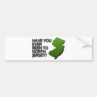 Har du någonsin varit i North Jersey? Bildekal