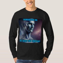 Har du provat AI - Herr Svart Långärmad T-Shirt