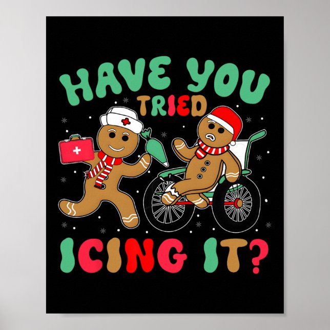 Har du provat att isis det jul gingerbread jul poster (Framsidan)