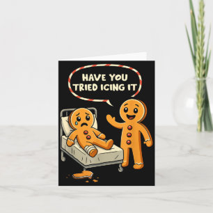 Har du provat att iska det pepparkakssjuksköterska kort