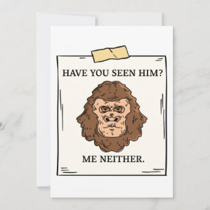 Har du sett Bigfoot mig och inte Cryptozoology? Inbjudningar
