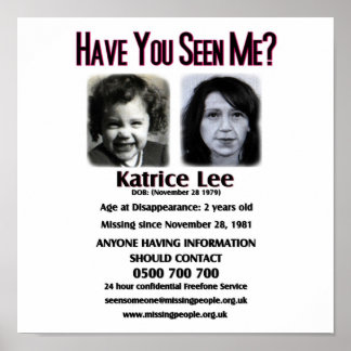 Har du sett mig Katrice Lee Poster