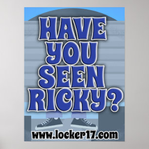 Har du sett Ricky Coola Bok Query Motto? Poster
