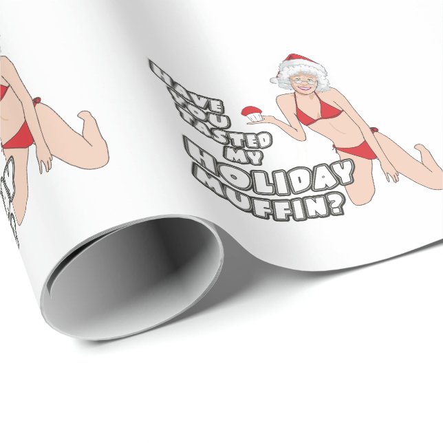 Har du smakat min helgdag muffin? presentpapper (Rullad Hörn)