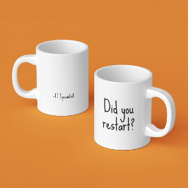 Har du startat om? | Lönsam IT-specialistbyrå Kaffemugg