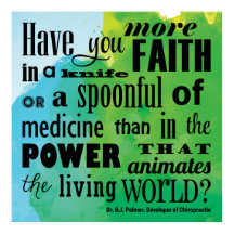 Har du större förtroende för Poster av Chiroprakti