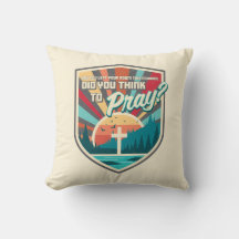 Har du Tänka till Pray Square Pillow?