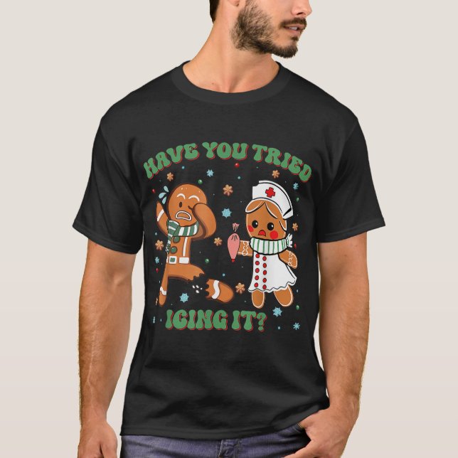 Har du testat julsjukan? t shirt (Framsida)